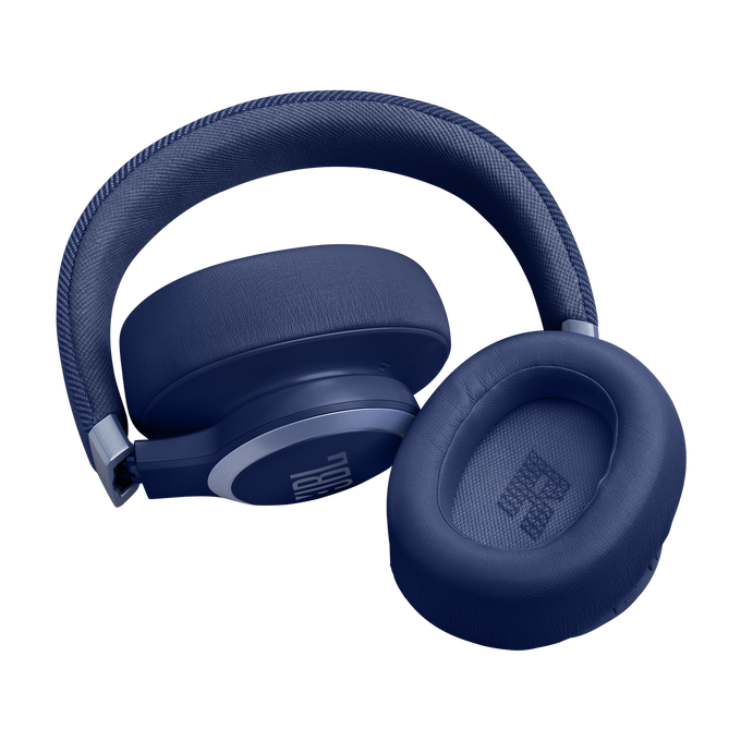 JBL Live 770NC - Blue - Wireless Over-Ear Headphones with True Adaptive Noise Cancelling - Detailshot 1 image number null